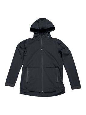 ADIDAS TERREX Shell Waterproof Shacket Outdoor Hiking Black Jacket Womens Medium